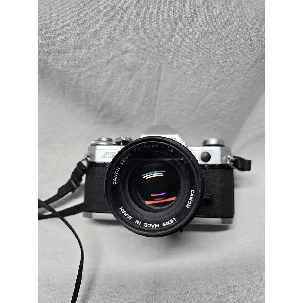 Canon AE-1 35mm Film Camera Canon 50mm Lens- NOT TESTED - Picture 7 of 16